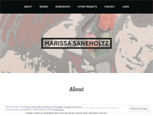Tablet Screenshot of marissasaneholtz.com
